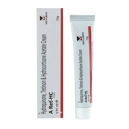 A Ret Hydroquinone + Tretinion+ Hydrocortisone Acetate Cream